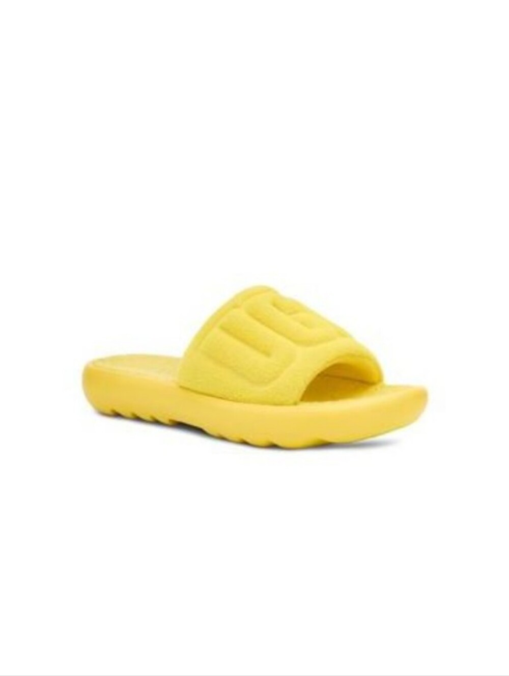 UGG Women's Mini Slide Terry Sandals Sunny Yellow Size 10